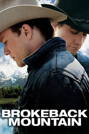 Brokeback Mountain (2005) Hindi Dubbed Poster