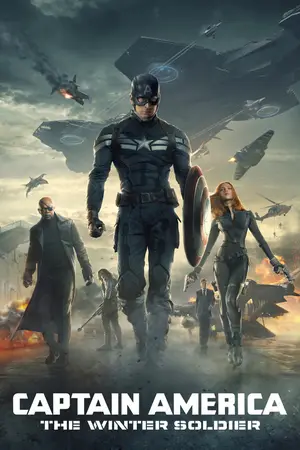 Captain America: The Winter Soldier (2014) Hindi Dubbed Poster