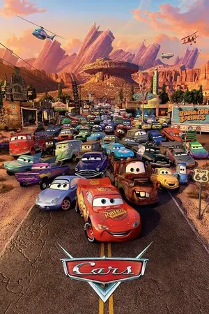 Cars (2006) Hindi Dubbed Poster