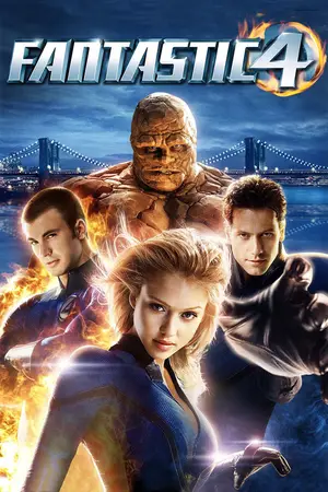 Fantastic Four (2005) Hindi Dubbed Poster