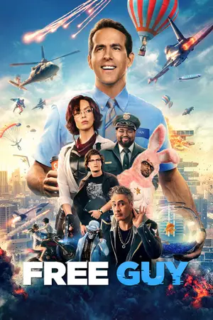 Free Guy (2021) Hindi Dubbed Poster