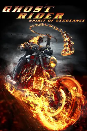 Ghost Rider: Spirit of Vengeance (2011) Hindi Dubbed Poster