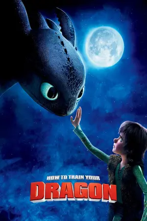 How to Train Your Dragon (2010) Hindi Dubbed Poster