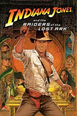 Indiana Jones and Raiders of the Lost Ark (1981) Hindi Dubbed Poster