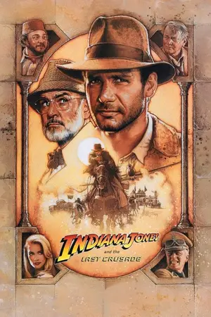 Indiana Jones and the Last Crusade (1989) Hindi Dubbed Poster