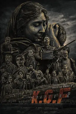KGF Chapter 2 (2022) Hindi Dubbed Poster