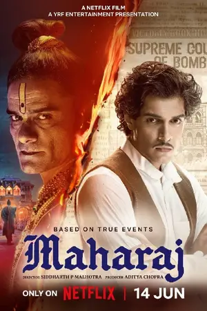 Maharaj (2024) Hindi Dubbed Netflix Poster