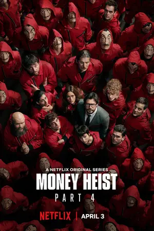Money Heist (2020) Hindi Season 4 Complete Netflix Poster