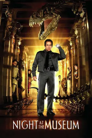 Night at the Museum (2006) Hindi Dubbed Poster