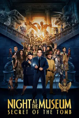 Night at the Museum: Secret of the Tomb (2014) Hindi Dubbed Poster