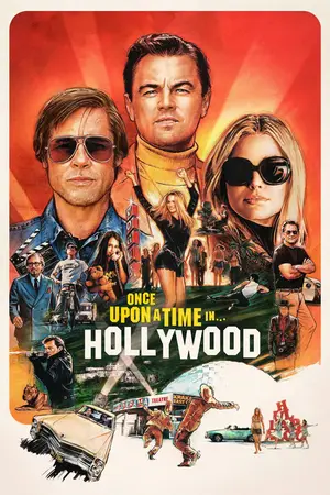 Once Upon a Time... in Hollywood (2019) Hindi Dubbed Netflix Poster
