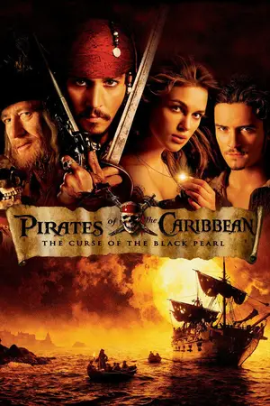 Pirates of the Caribbean 1 (2003) Hindi Dubbed Poster