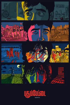 Pudhupettai (2006) Hindi Dubbed Poster
