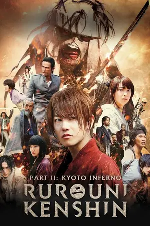 Rurouni Kenshin Part II: Kyoto Inferno (2014) Hindi Dubbed Poster