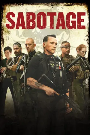 Sabotage (2014) Hindi Dubbed Poster
