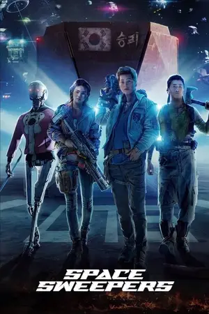 Space Sweepers (2021) Hindi Dubbed Poster
