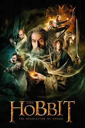 The Hobbit 2 : The Desolation of Smaug (2013) Hindi Dubbed Poster