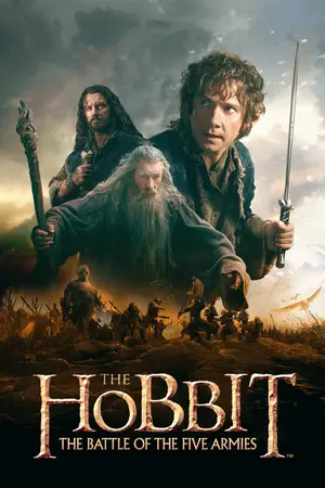 The Hobbit 3 : The Battle of the Five Armies (2014) Hindi Dubbed Poster