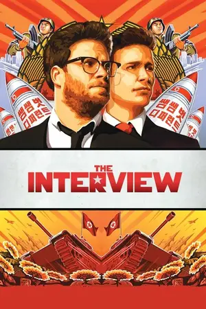 The Interview (2014) Hindi Dubbed Poster