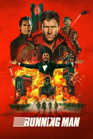 The Running Man (2025) Hindi Dubbed HD AMZN Poster