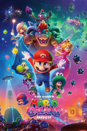 The Super Mario Galaxy Movie (2026) Hindi Dubbed Poster
