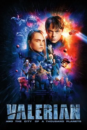 Valerian and the City of a Thousand Planets (2017) Hindi Dubbed Poster