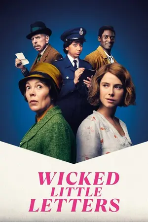 Wicked Little Letters (2024) Hindi Dubbed Poster