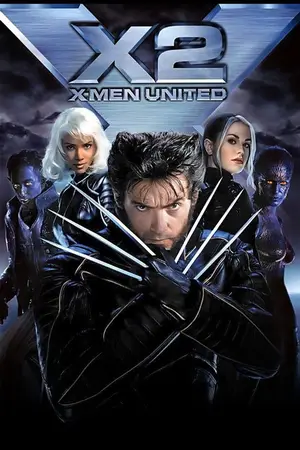 X Men 2 X2 (2003) Hindi Dubbed Poster