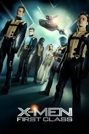 X-Men: First Class (2011) Hindi Dubbed Poster
